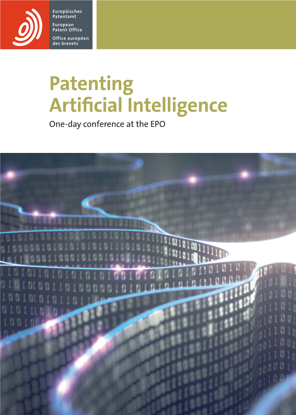 Patenting Artificial Intelligence One-Day Conference at the EPO