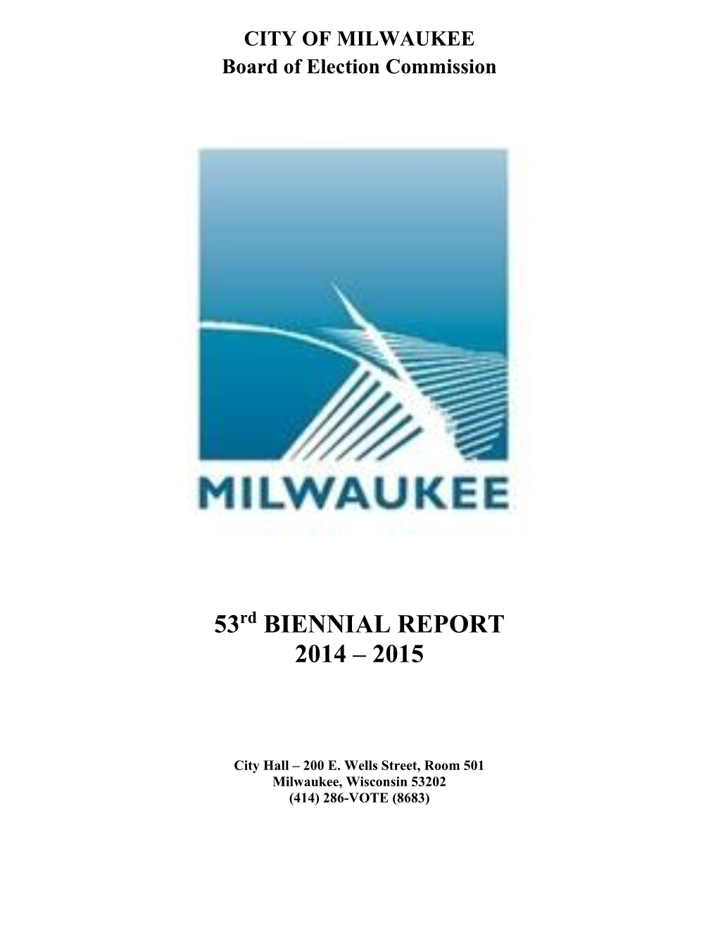 53Rd BIENNIAL REPORT 2014 – 2015