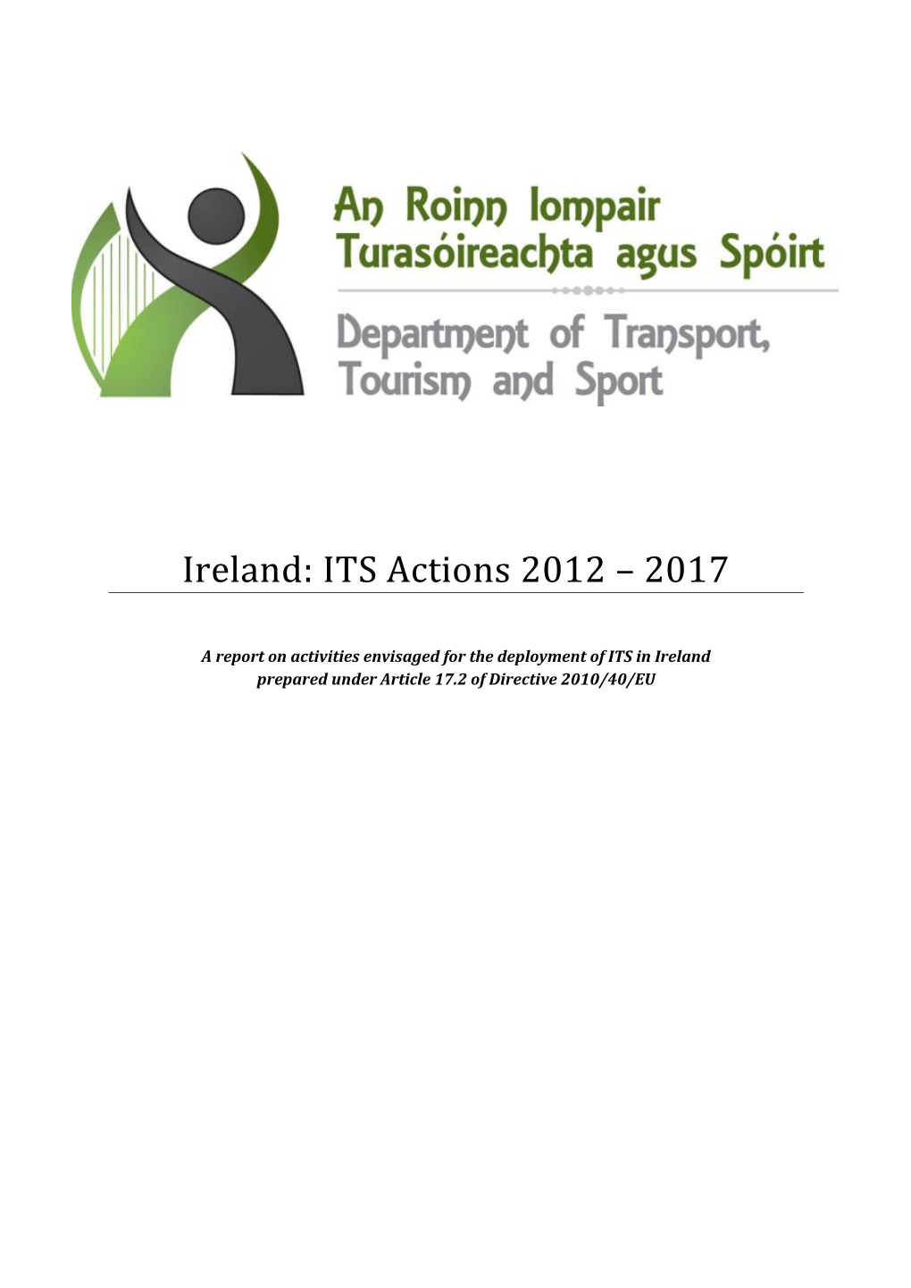 Ireland: ITS Actions 2012 – 2017