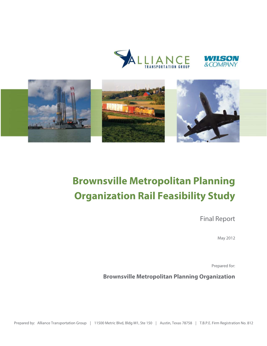 Brownsville Metropolitan Planning Organization Rail Feasibility Study