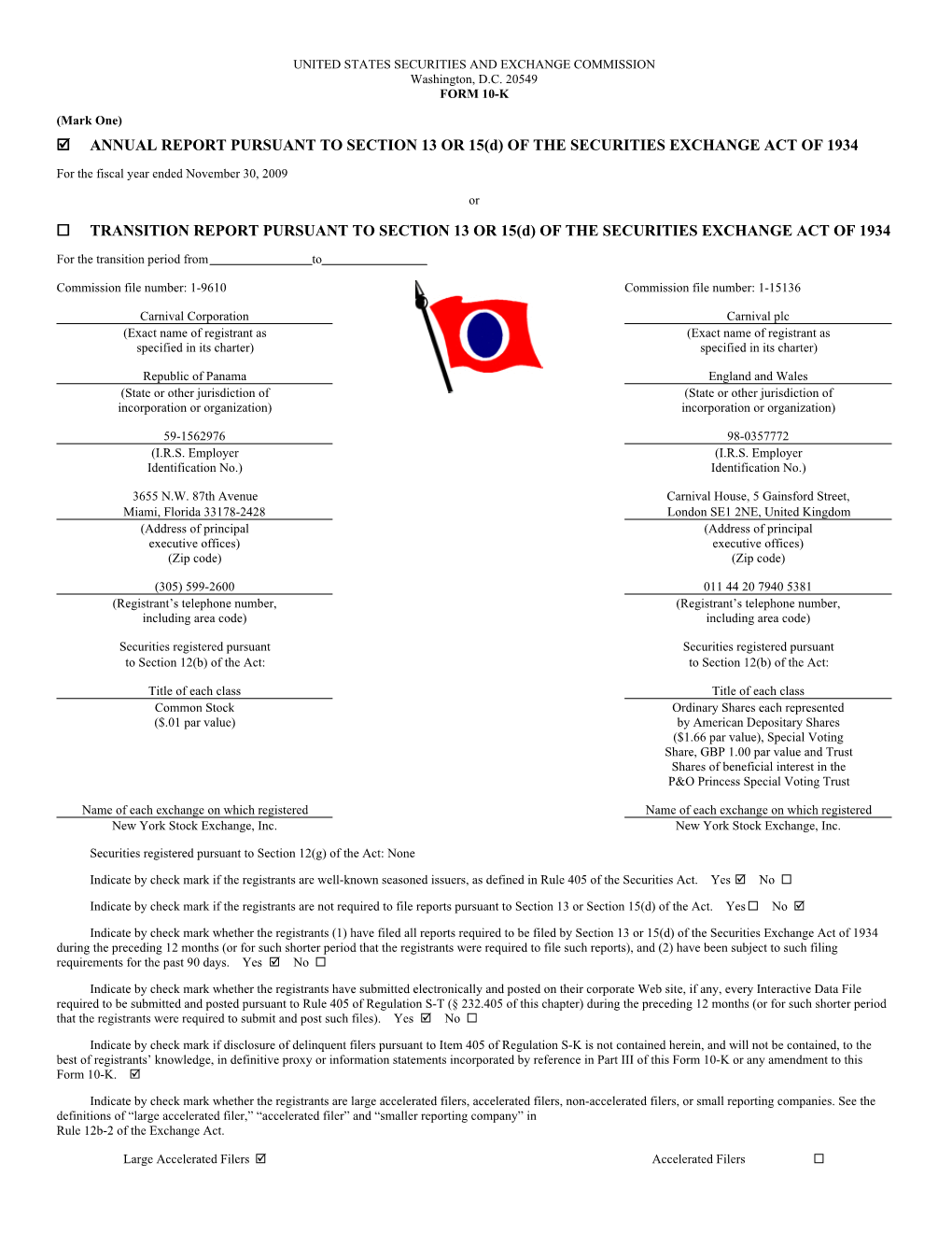 Of the Securities Exchange Act of 1934 ¨ Transition