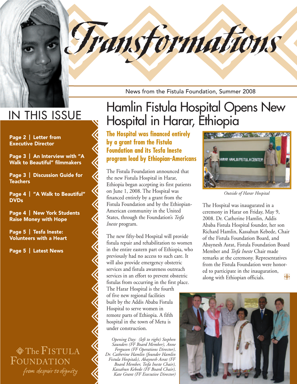 Hamlin Fistula Hospital Opens New Hospital in Harar, Ethiopia