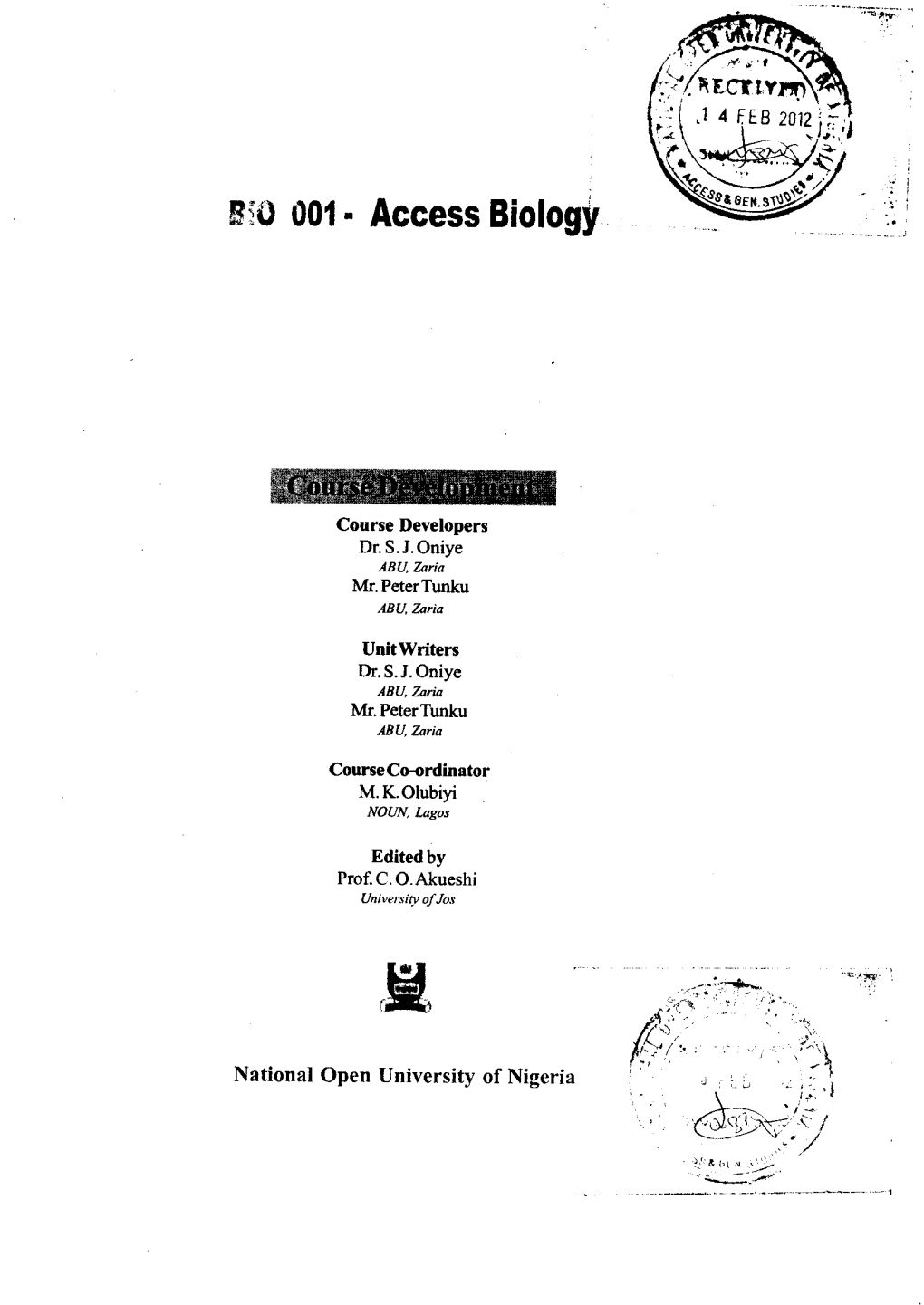 Access Biology