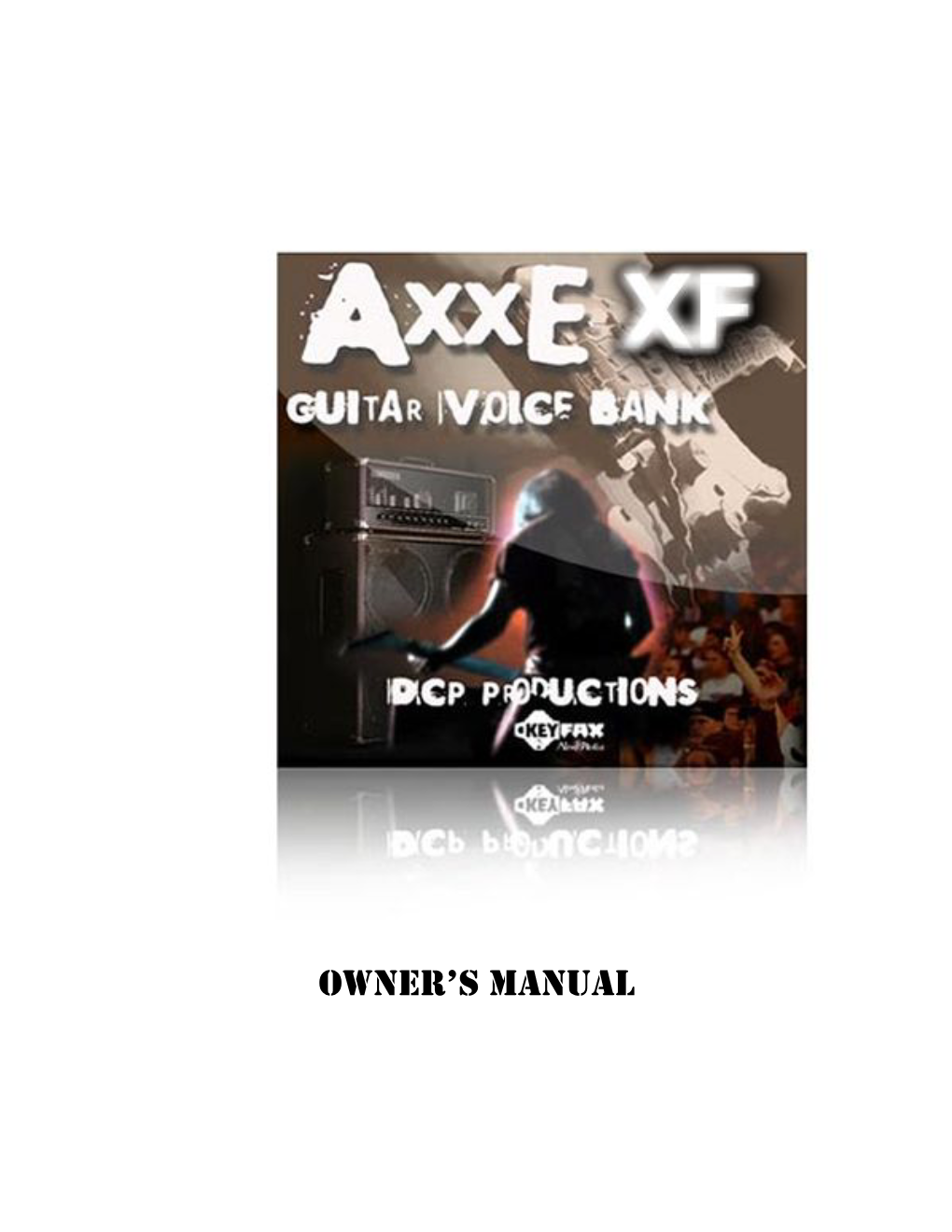 Axxe Motif XF Manual