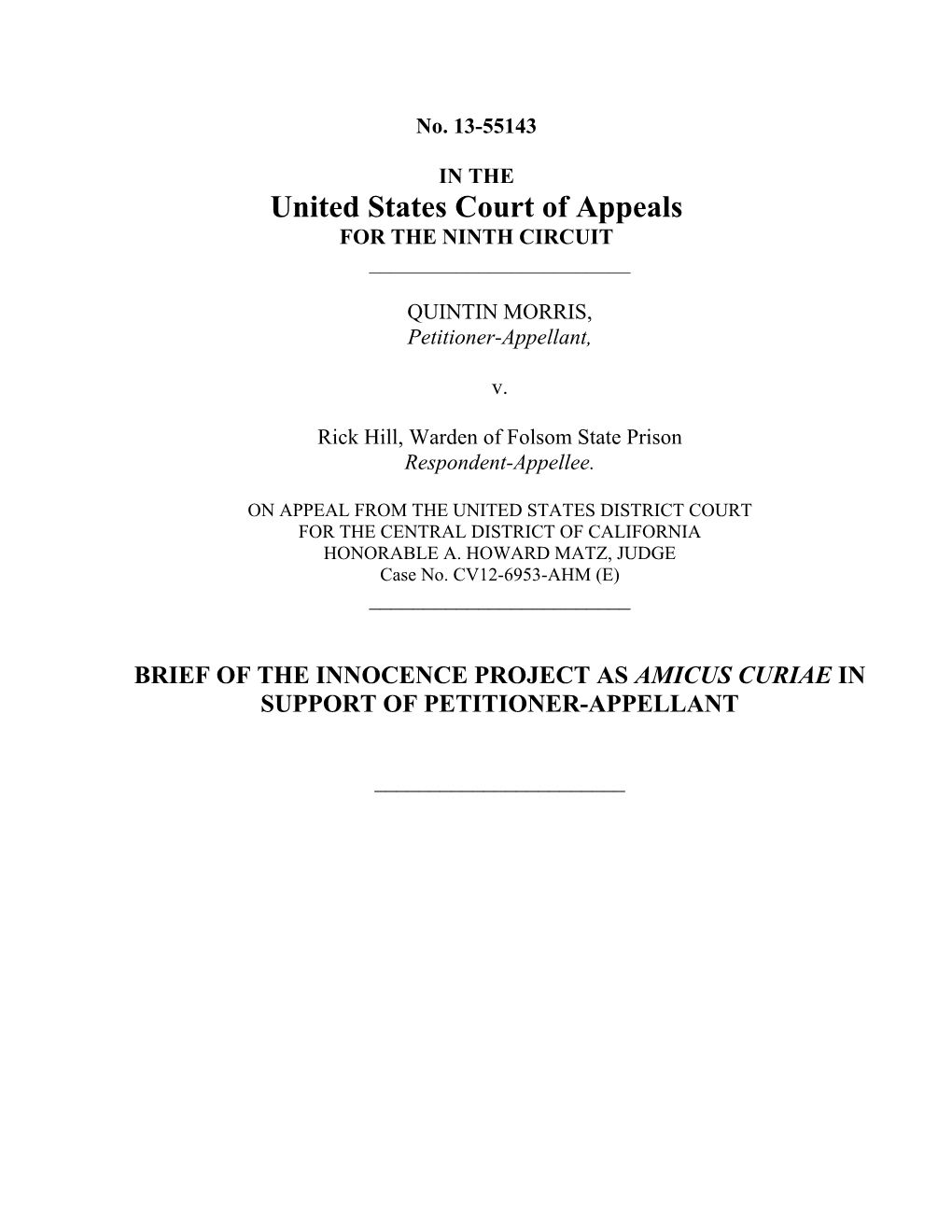 United States Court of Appeals for the NINTH CIRCUIT ______