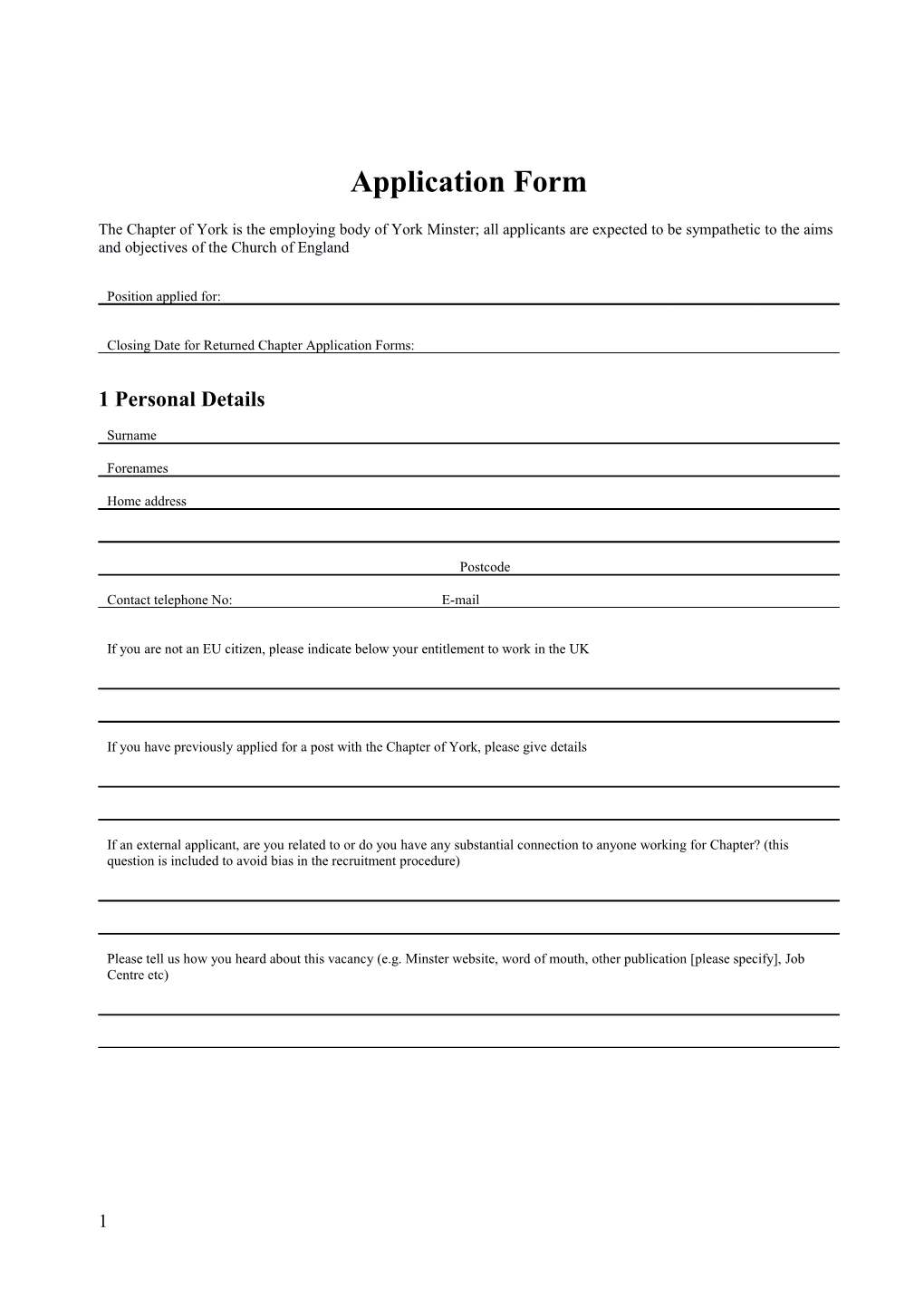 Application Form s31