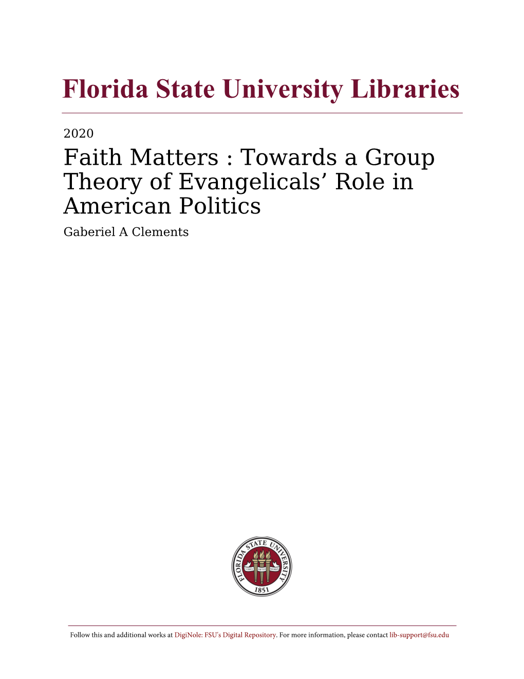 Florida State University Libraries