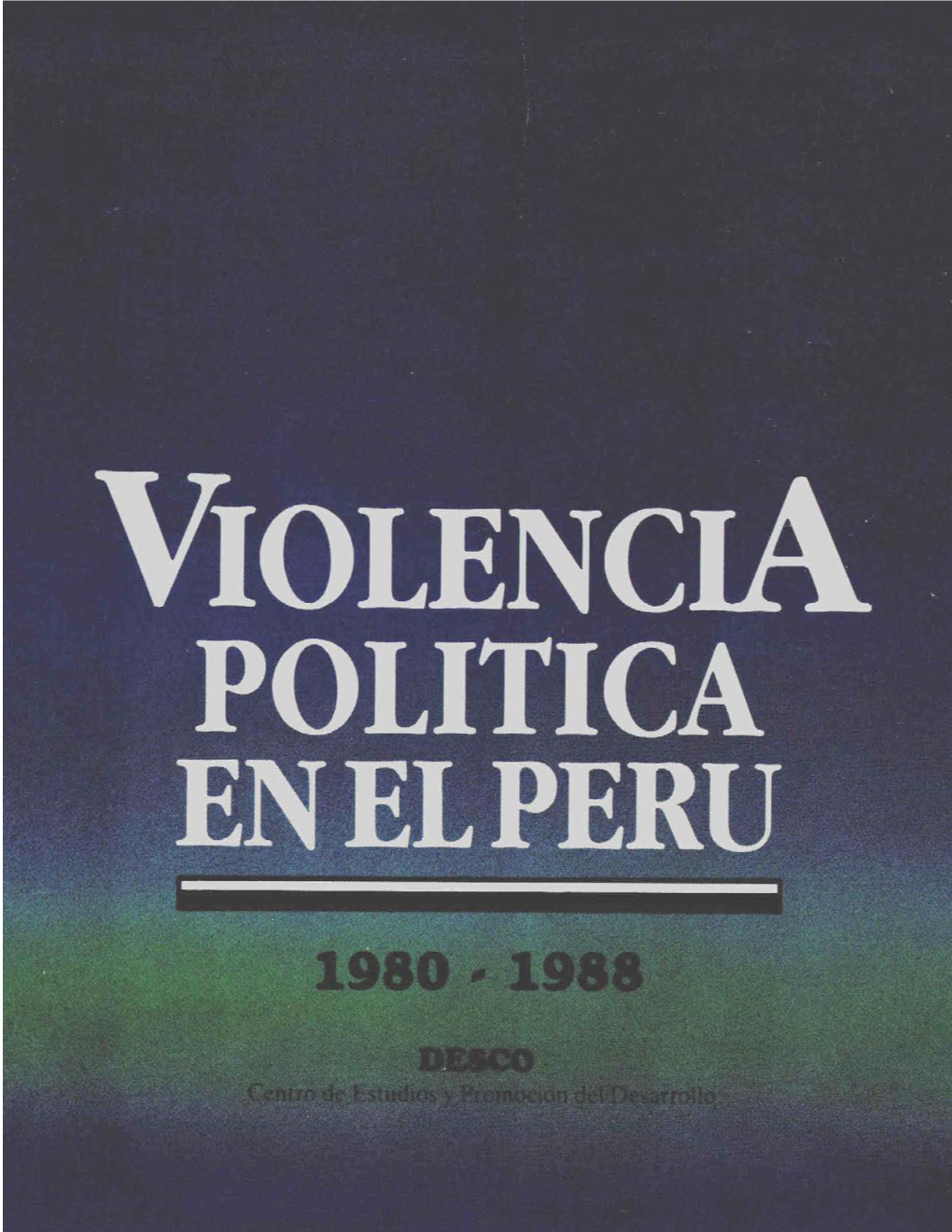 Violencia Politica En El Peru