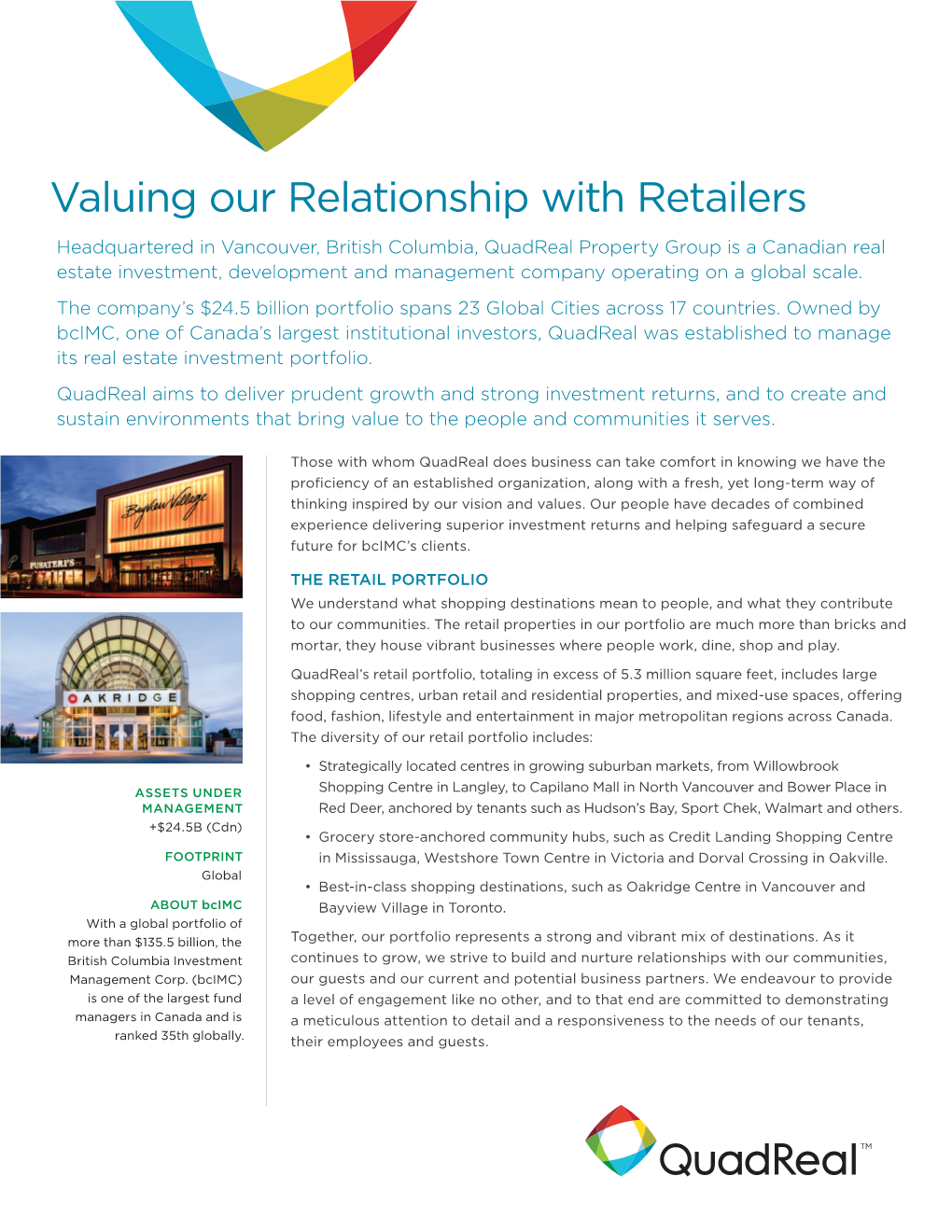 Valuing Our Relationship with Retailers