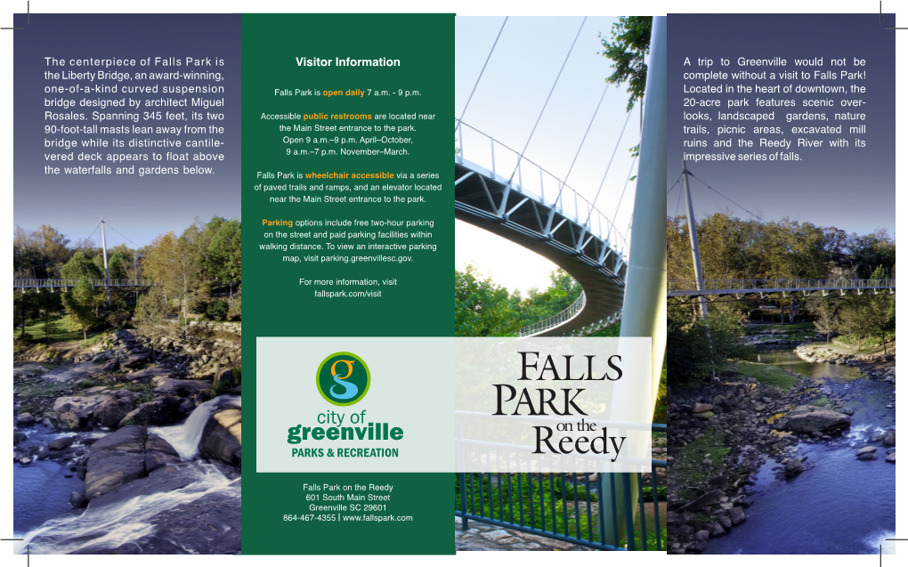 Download the Falls Park Informational Brochure