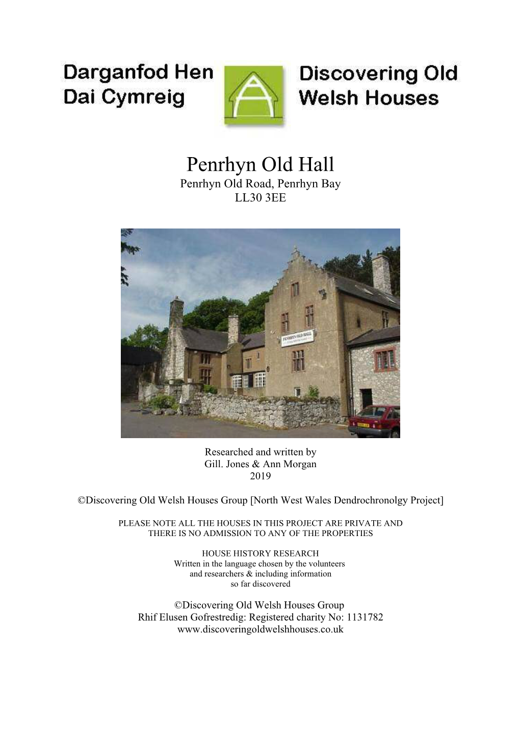 Penrhyn Old Hall Penrhyn Old Road, Penrhyn Bay LL30 3EE