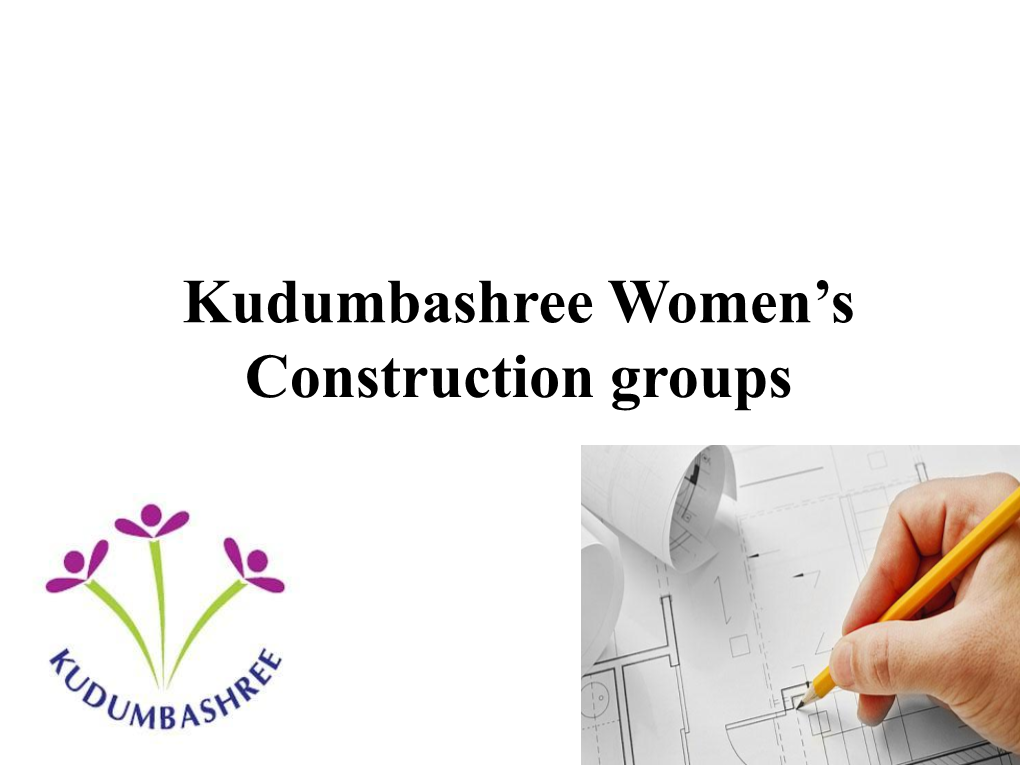 Kudumbashree Construction Group for Railway 73 Training