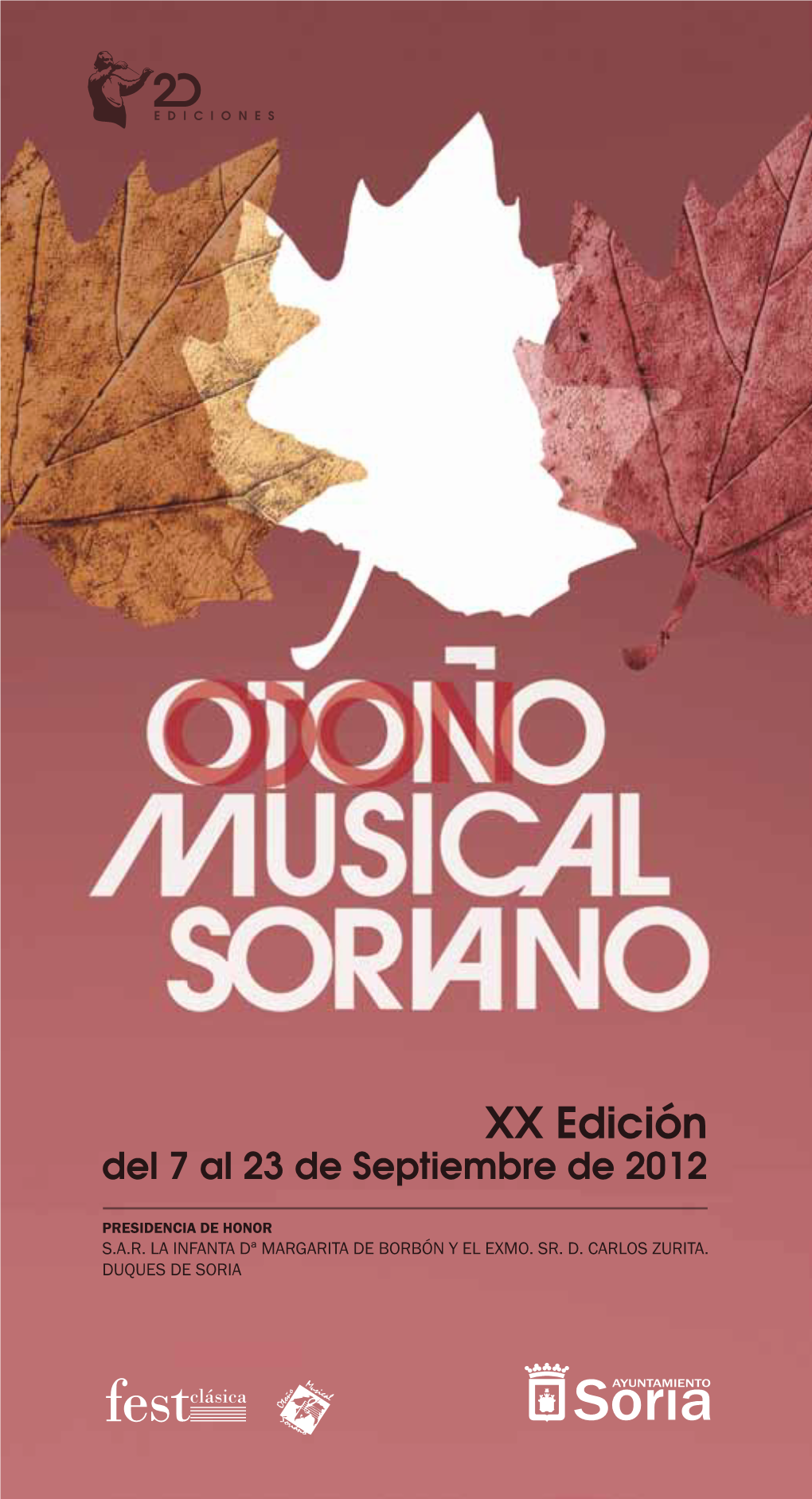 Programa Del Otoño Musical Soriano 2012