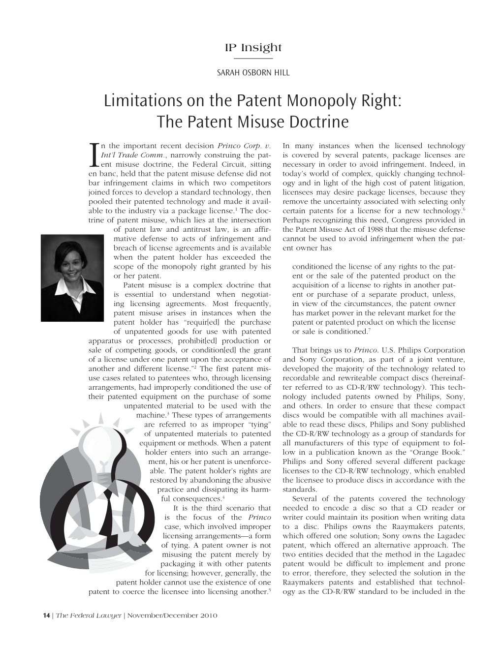 Limitations on the Patent Monopoly Right: the Patent Misuse Doctrine