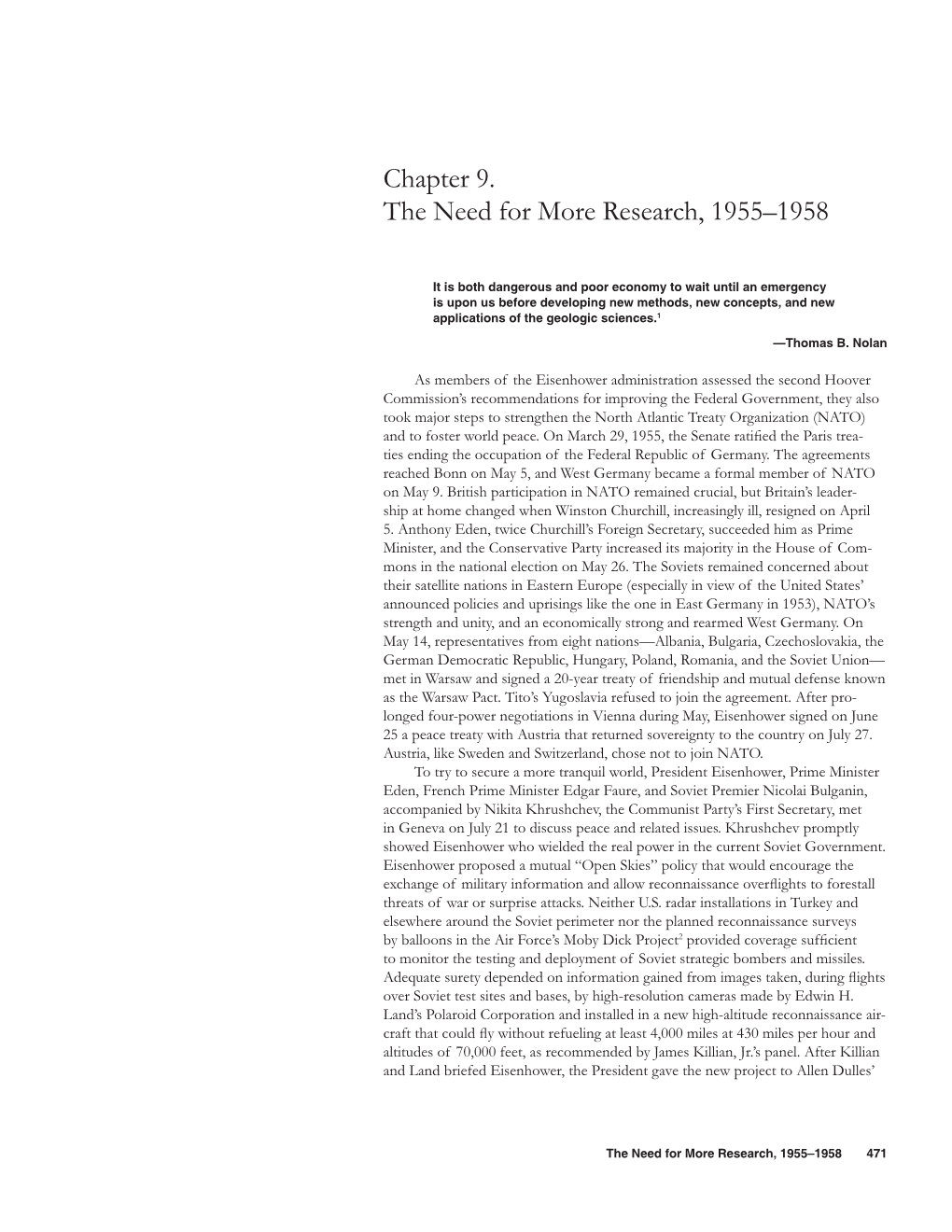 Chapter 9. the Need for More Research, 1955–1958