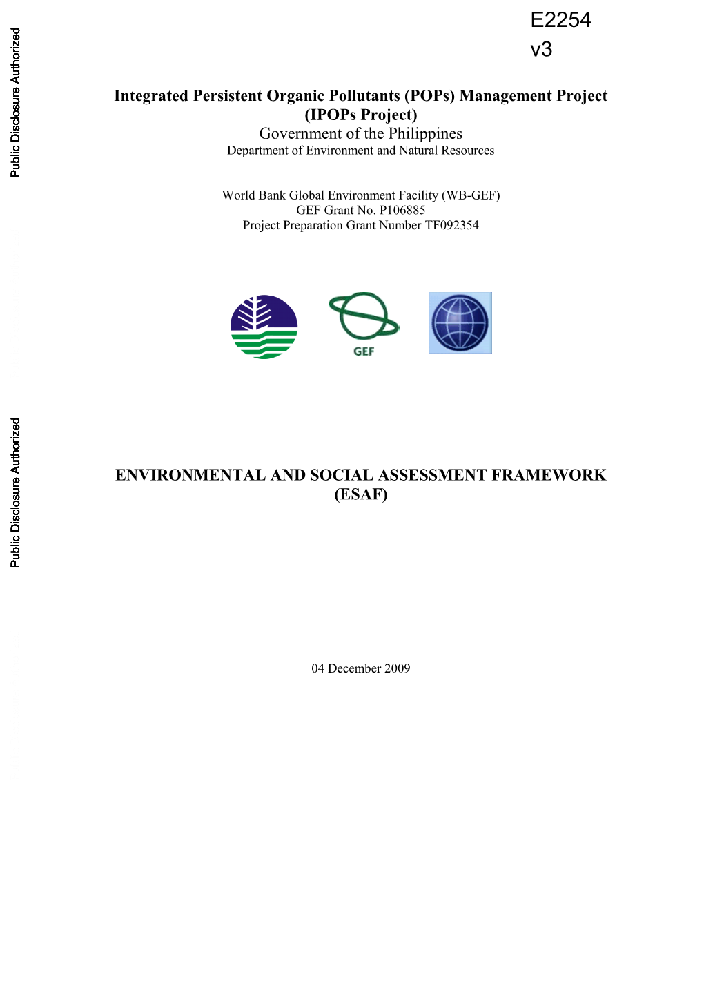 Revised Technical Guidelines Manual on PCB Management for Identification, Labeling, Dismantling, Packaging, Storage, Transport and Disposal of PCB Wastes