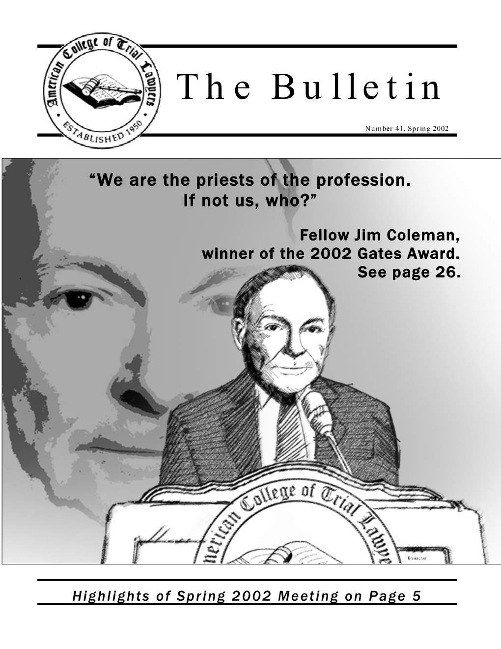 Spring 2002 Bulletin