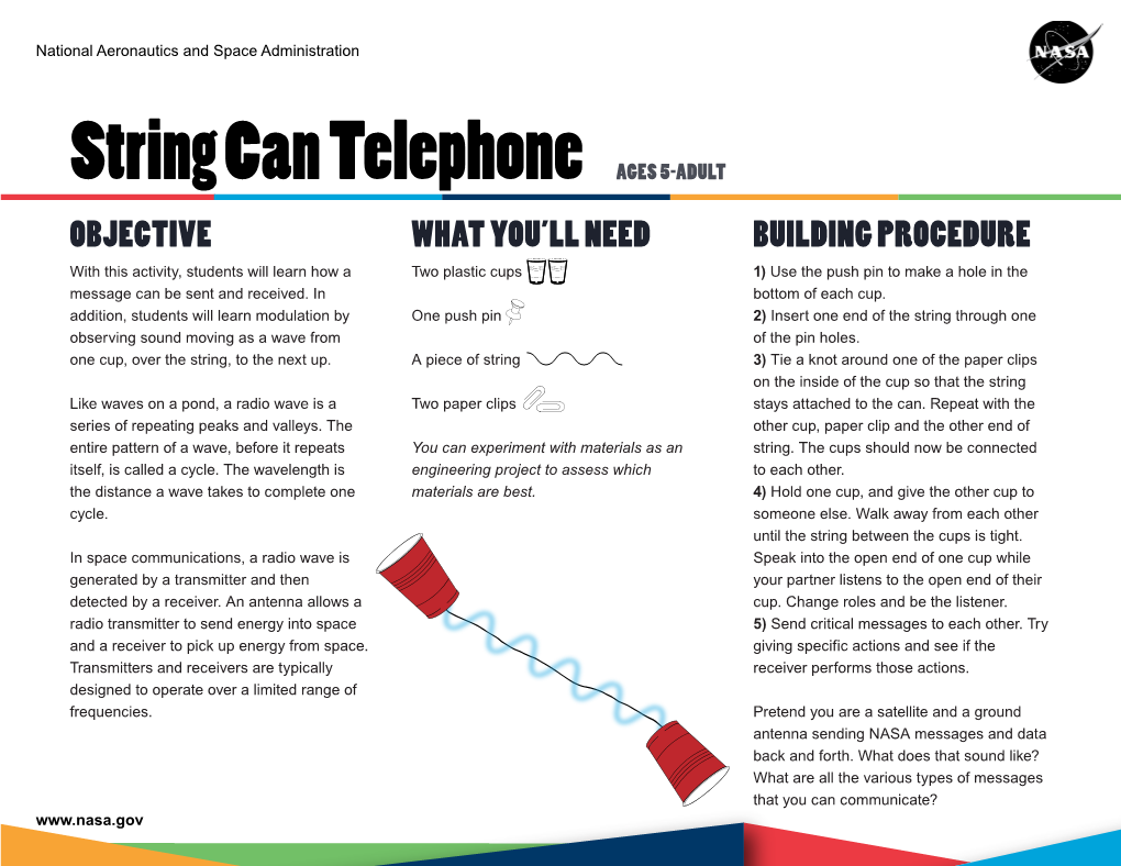 String Can Telephone