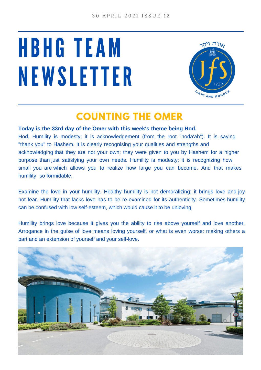 HBHG Team Newsletter