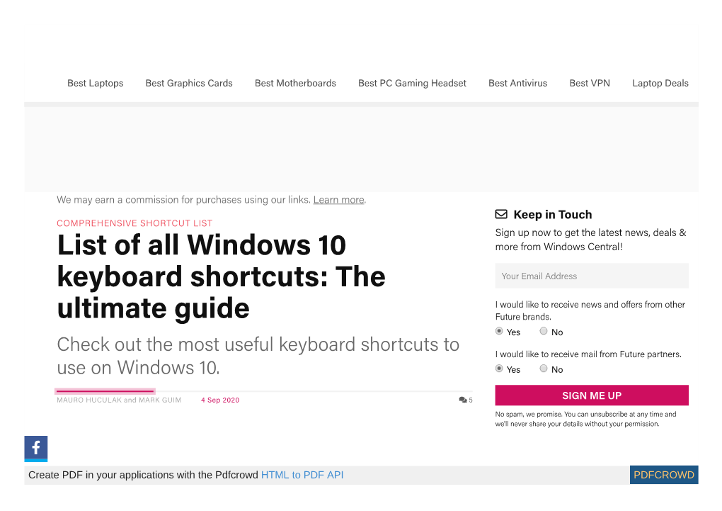 List of All Windows 10 Keyboard Shortcuts: the Ultimate Guide