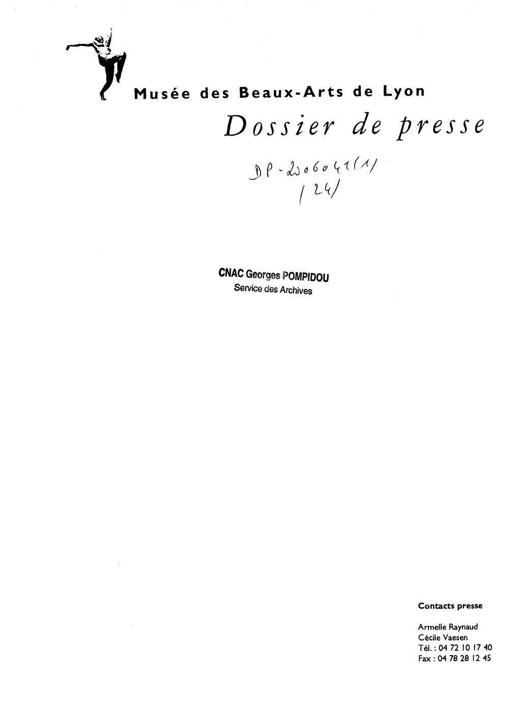 Dossier De Presse