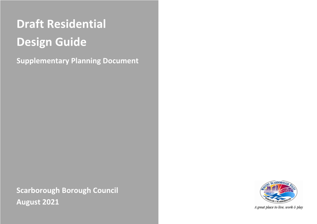Draft Residential Design Guide SPD