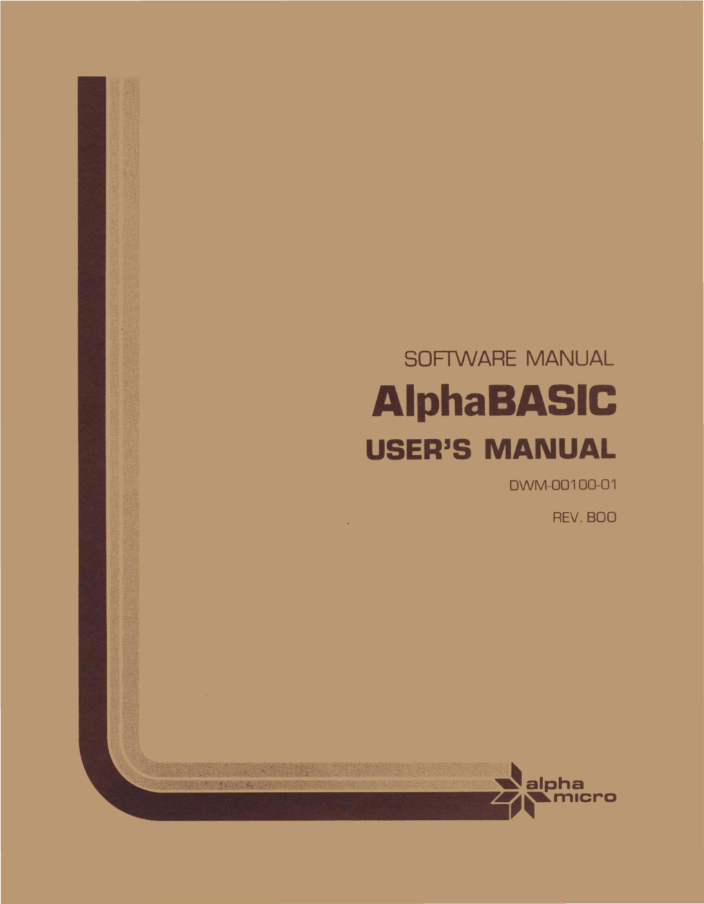 Alphabasic USER's MANUAL OWM-00100-01