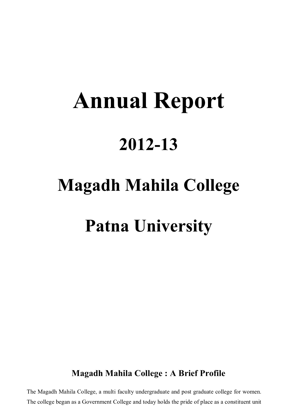 Annual Report