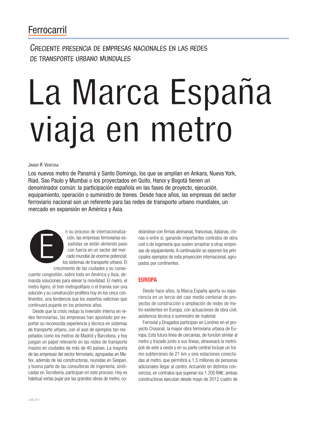 La Marca España Viaja En Metro