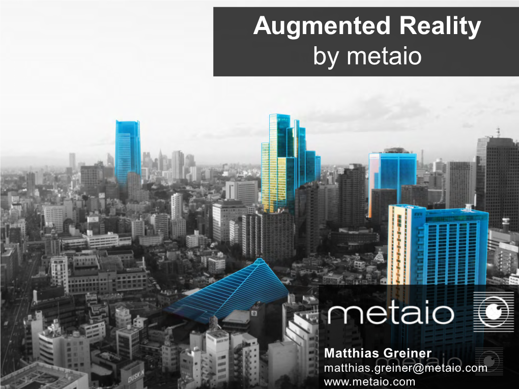 Augmented Reality by Metaio