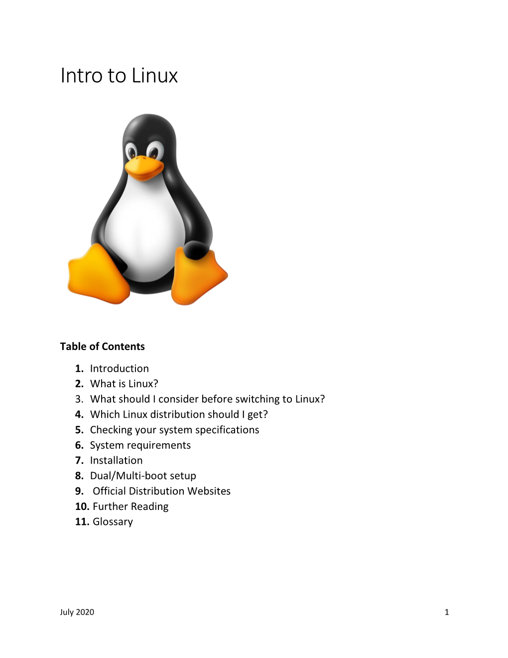 Intro to Linux