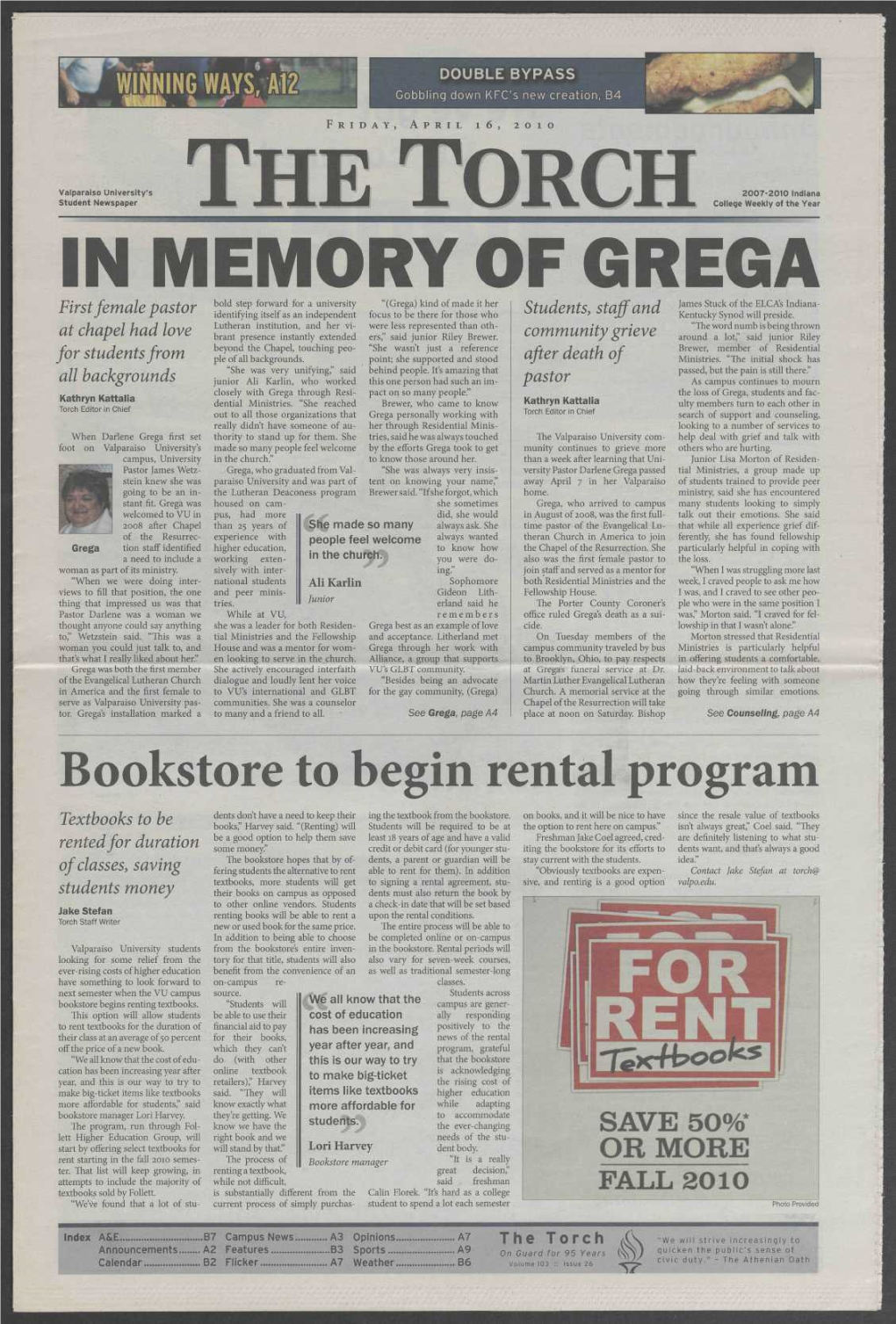 In Memory of Grega