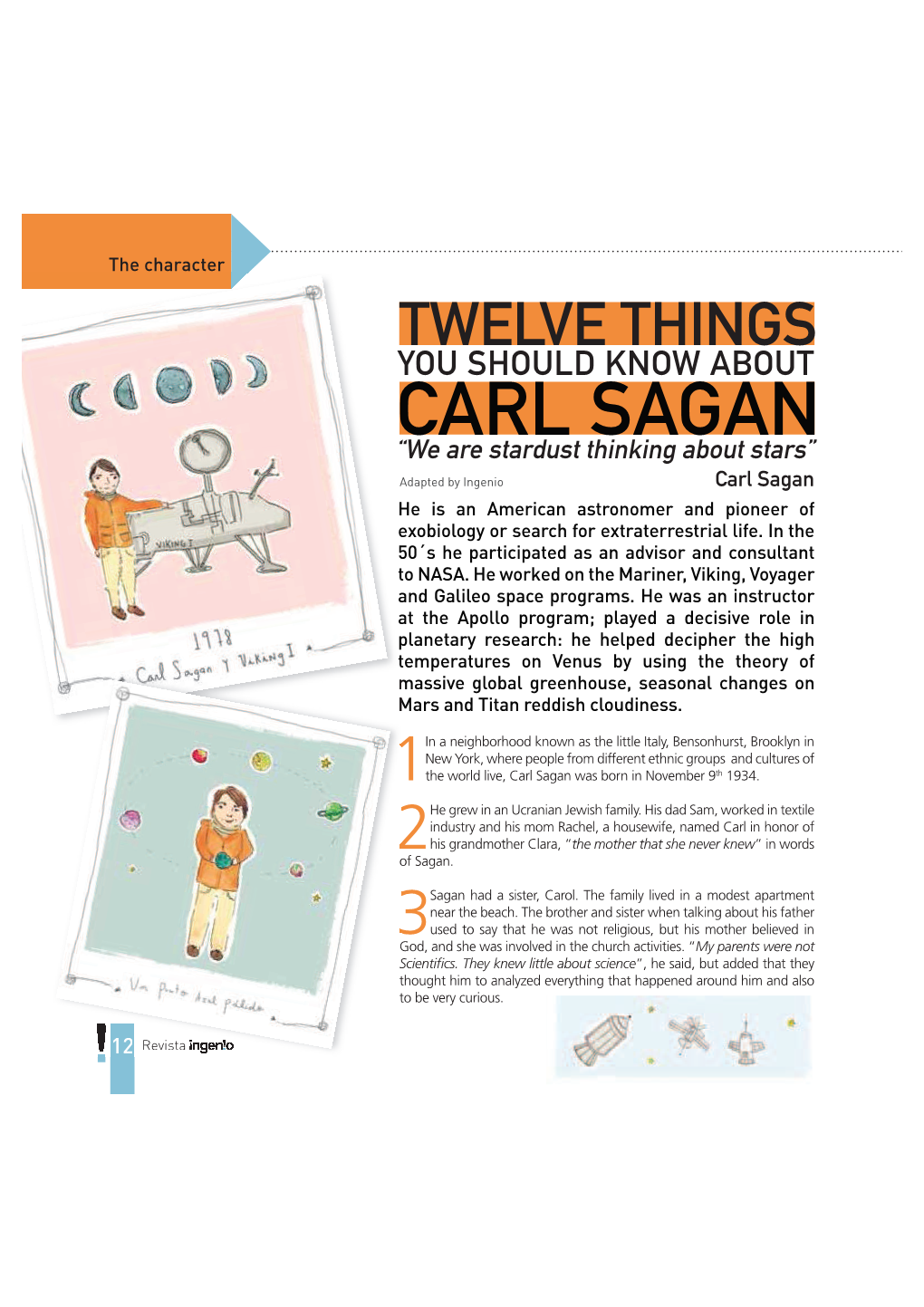 Twelve Things You Should Know About Carl Sagan