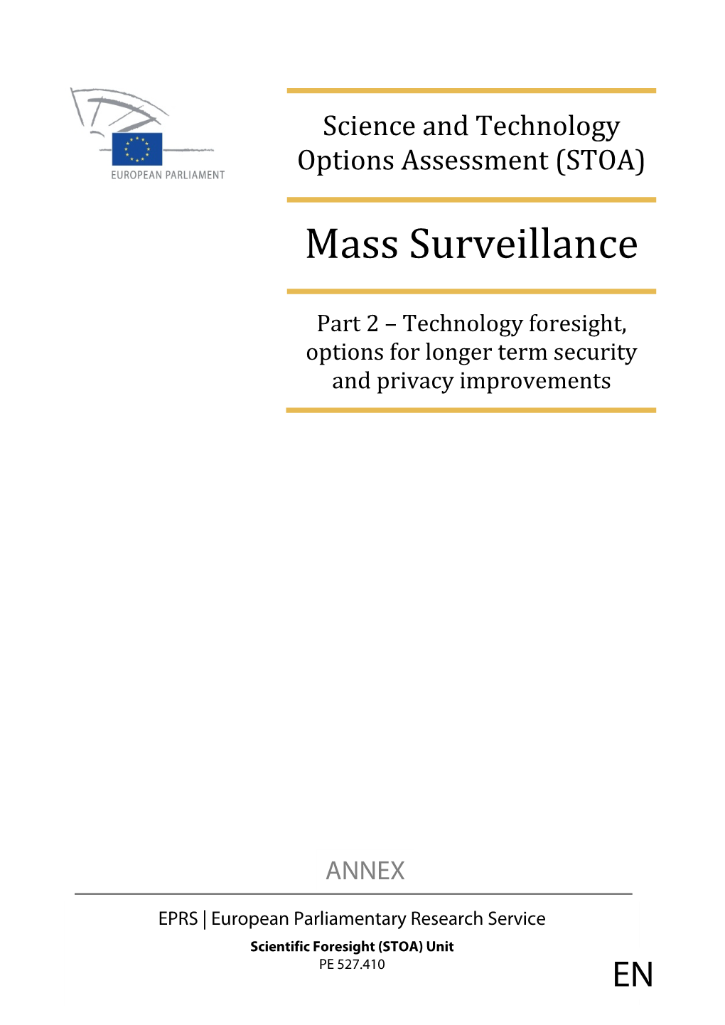 Annex Mass Surveillance Part 2