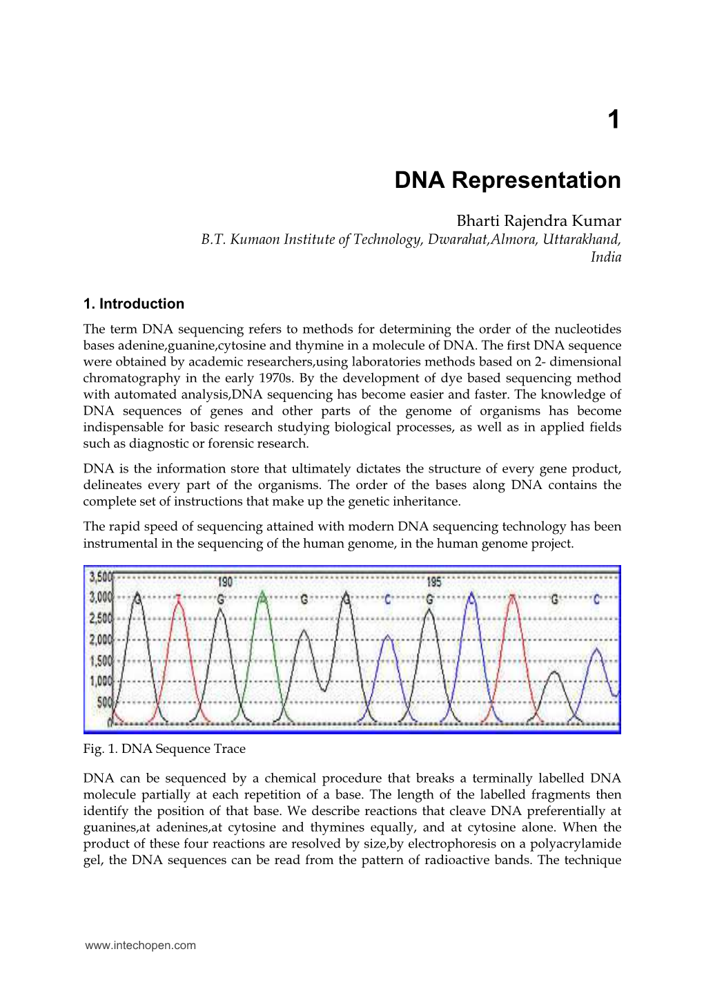 DNA Representation
