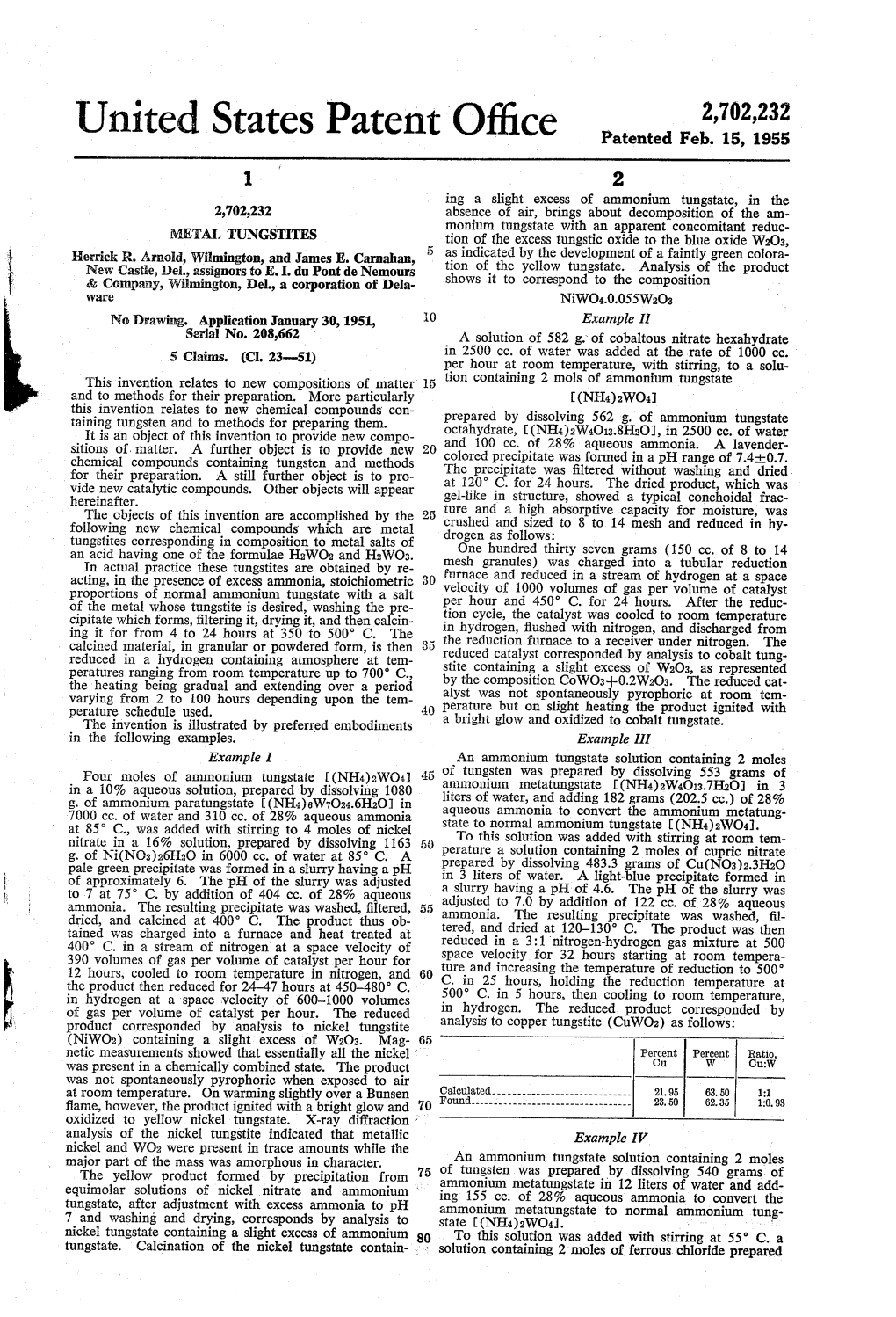 Unite States Patent 0 C6 Patented Feb