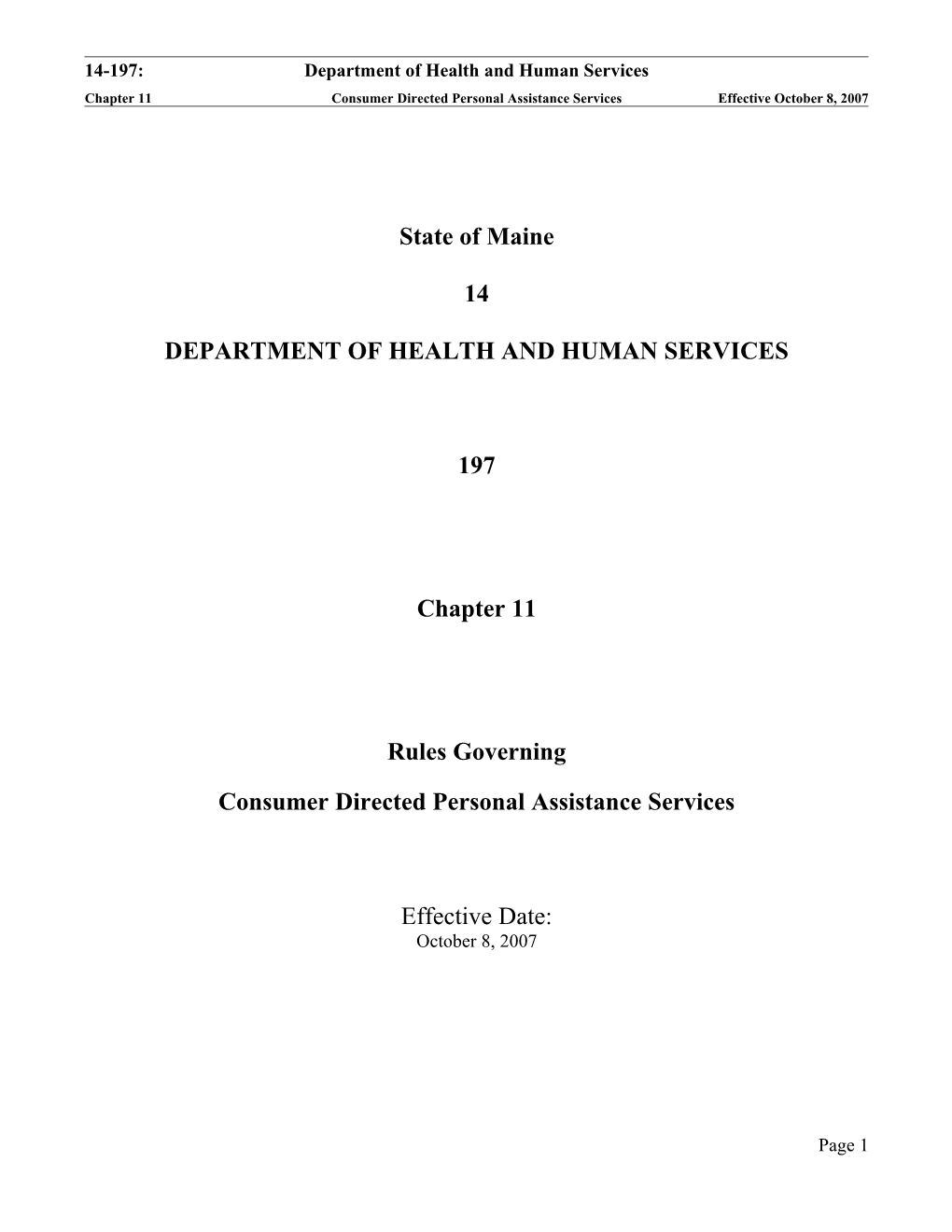 14-197: Department of Health and Human Services