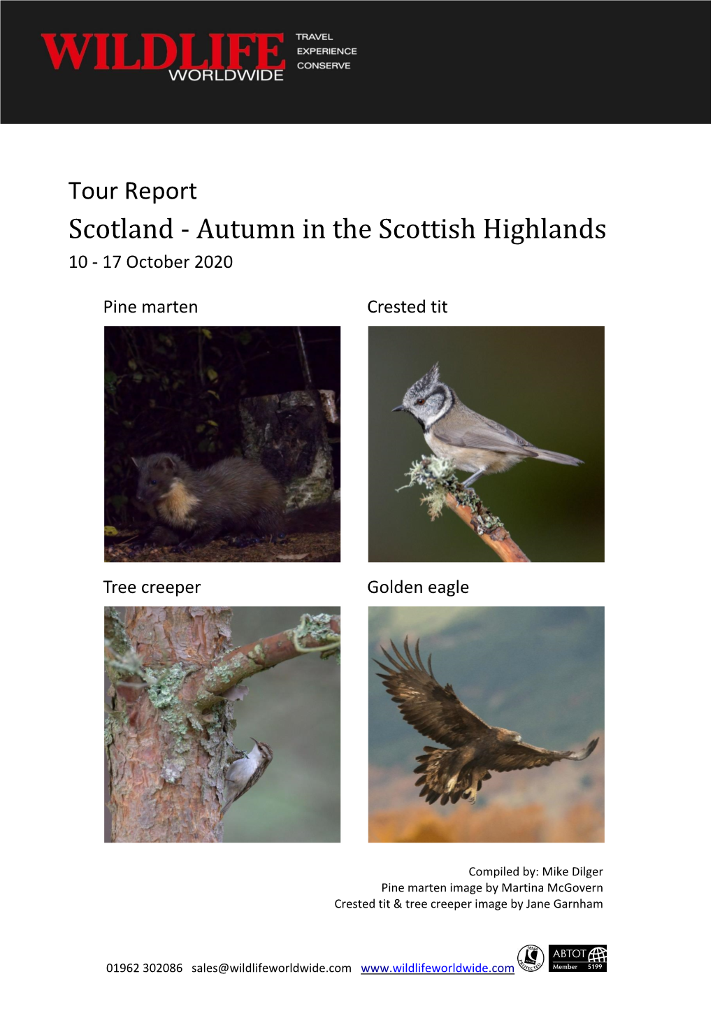 Autumn in the Scottish Highlands 10 - 17 October 2020