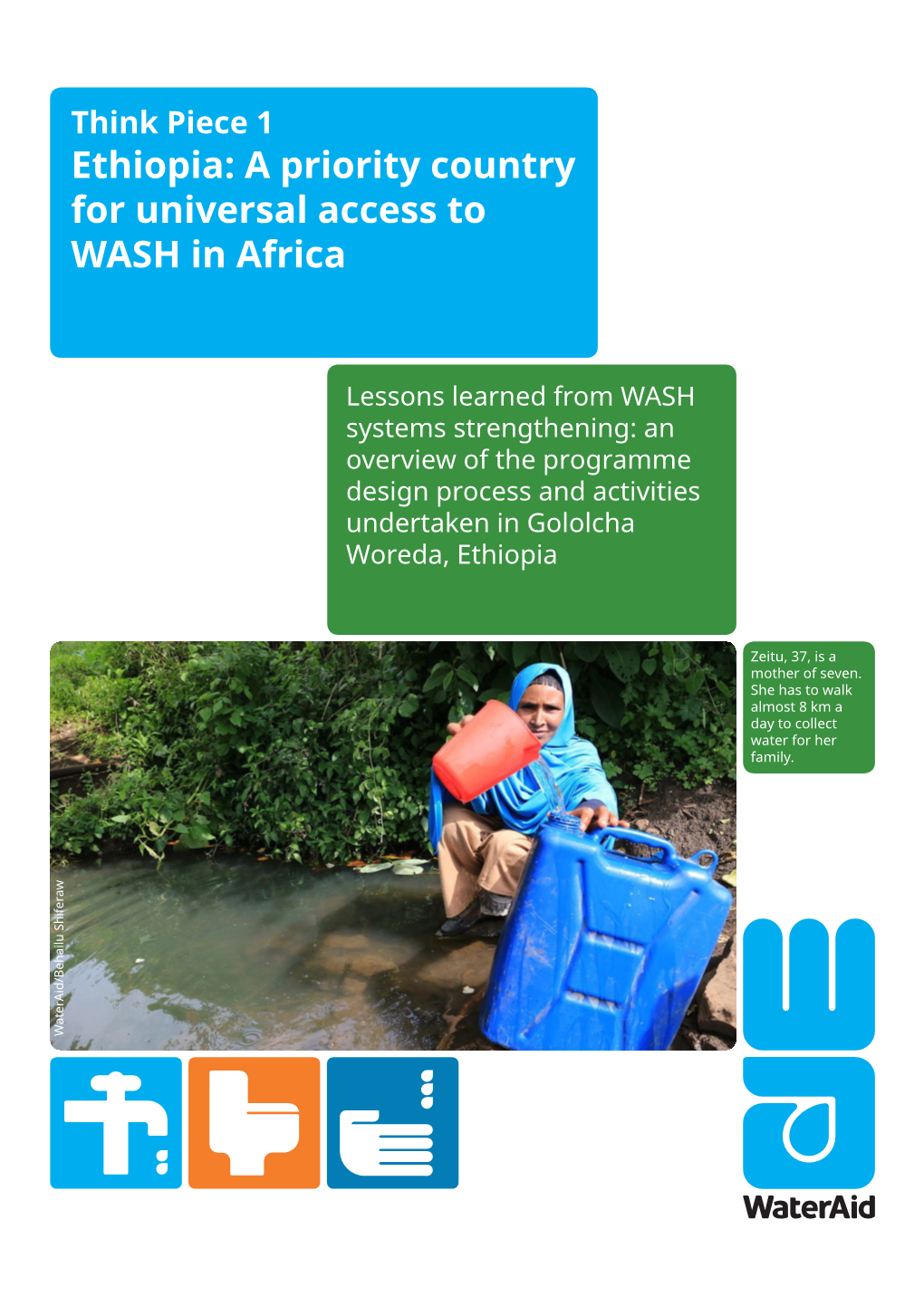 Ethiopia: a Priority Country for Universal Access to WASH in Africa