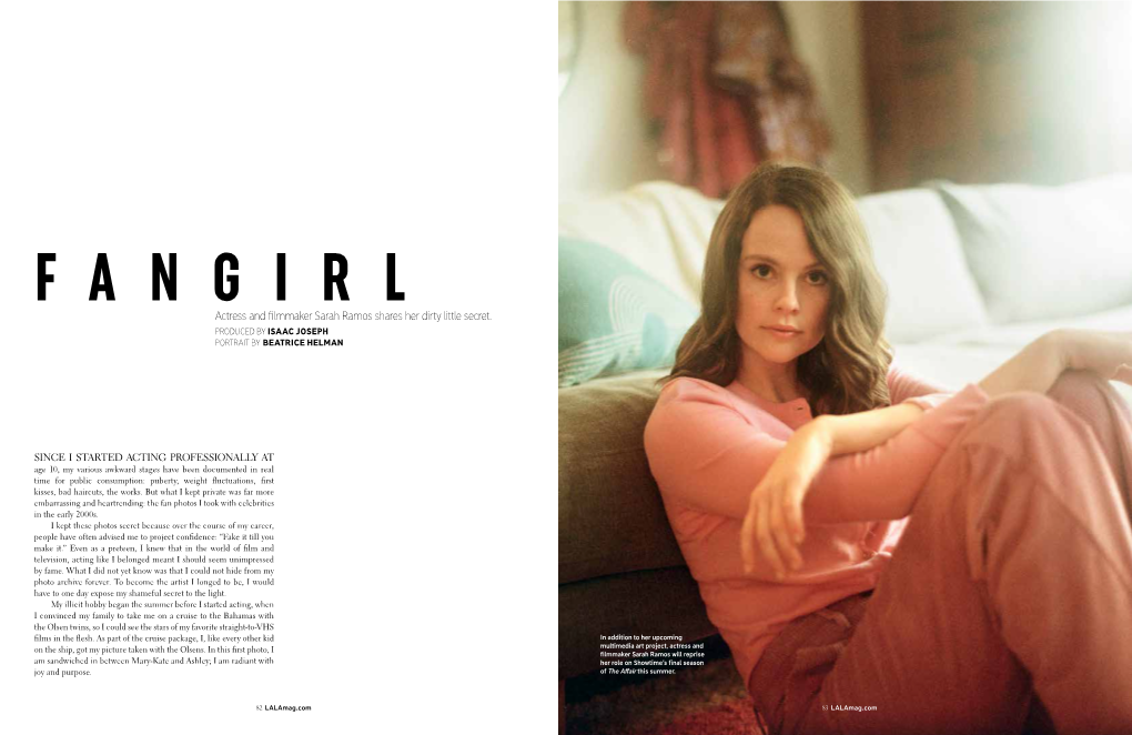 Sarah Ramos Shares Her Dirty Little Secret