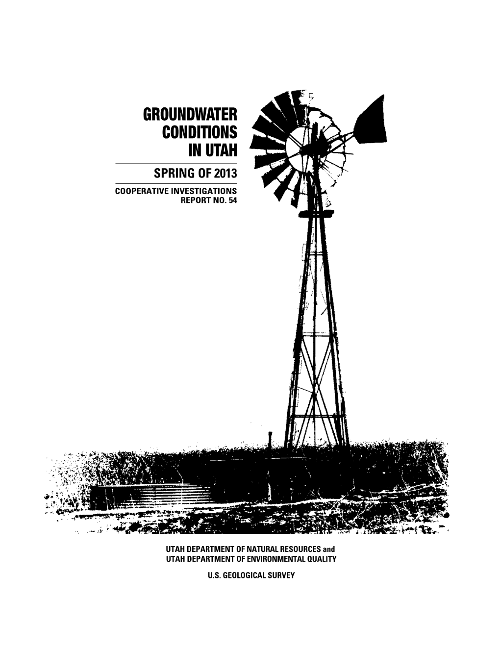 Groundwater Conditions in Utah, Spring of 2013