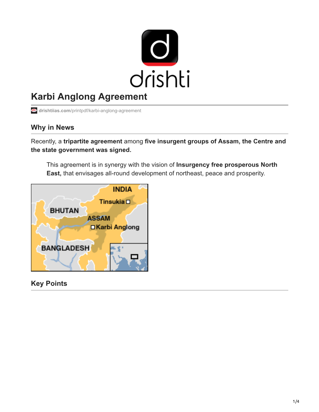 Karbi Anglong Agreement