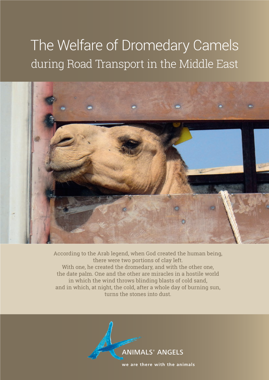 The Welfare of Dromedary Camels During Road Transport in the Middle East