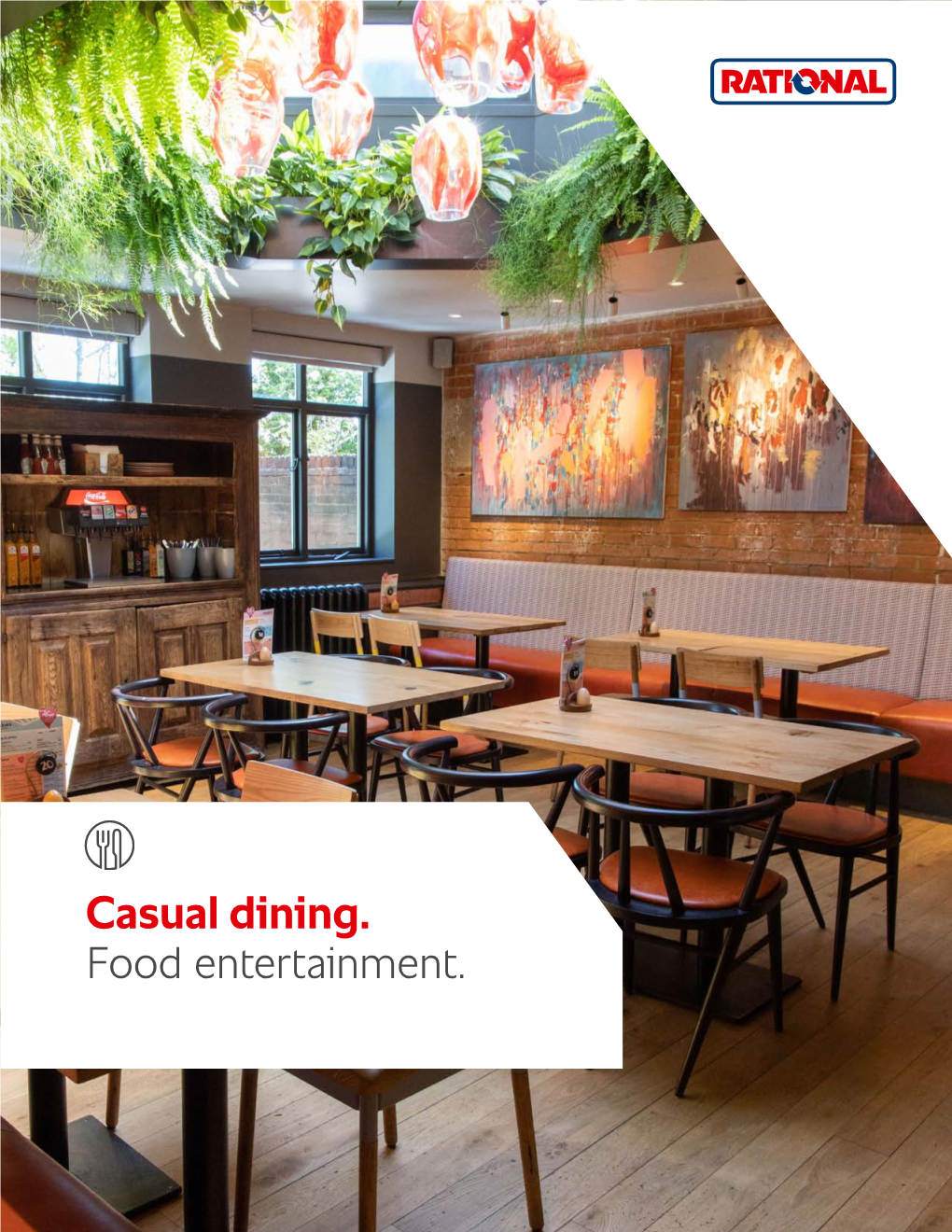 Casual Dining. Food Entertainment. Good Food Is Like Good Conversation