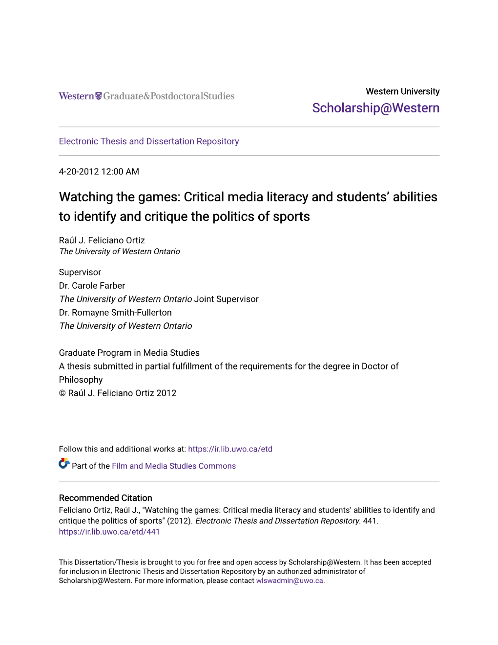 Critical Media Literacy and Students' Abilities to Identify and Critique The