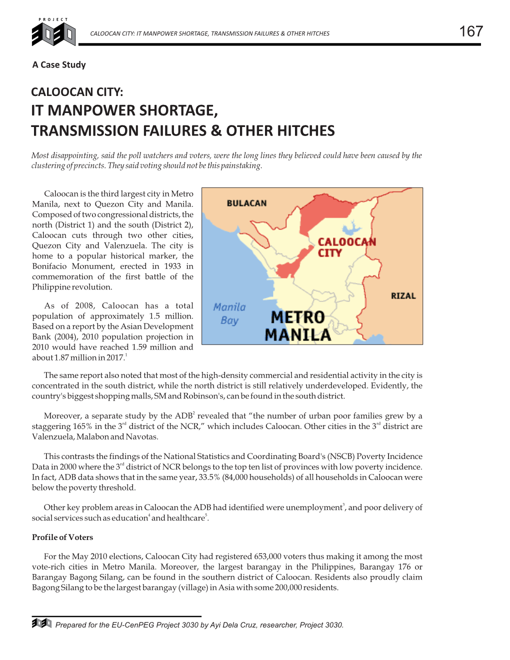 Caloocan City: It Manpower Shortage, Transmission Failures & Other Hitches 167