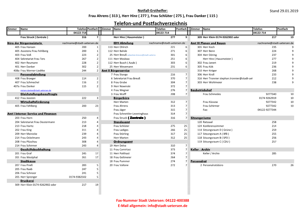 Telefonliste 2019.Pdf