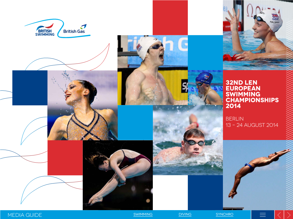 32Nd Len European Swimming Championships 2014