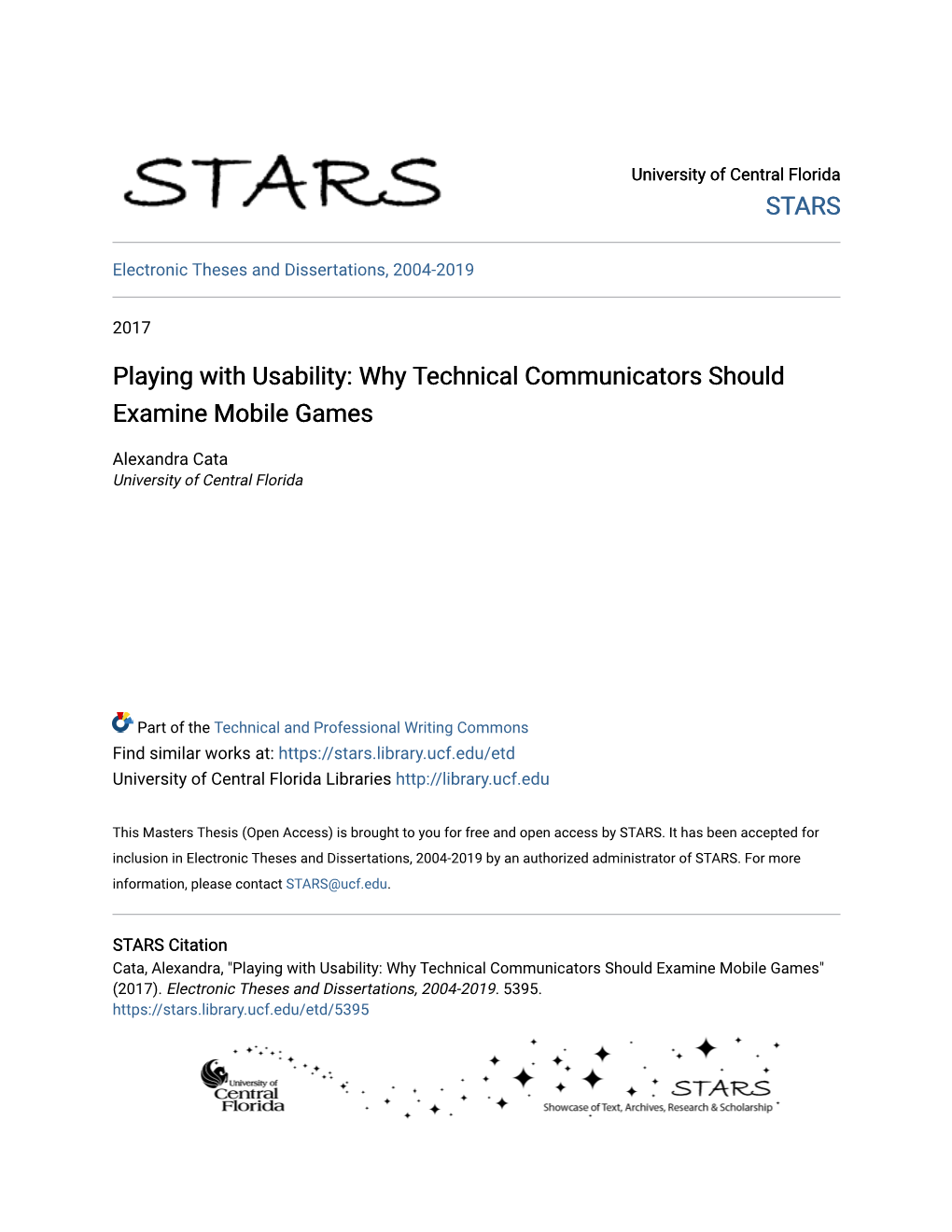 Playing with Usability: Why Technical Communicators Should Examine Mobile Games