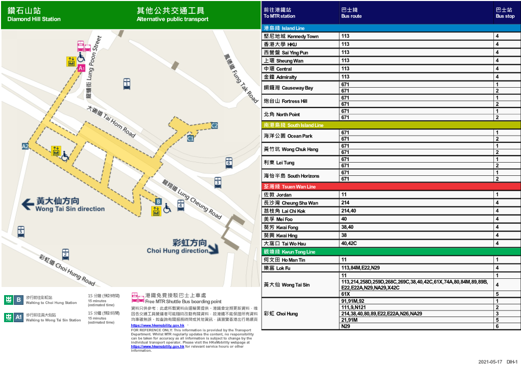 Diamond Hill Station E-Passenger Guide